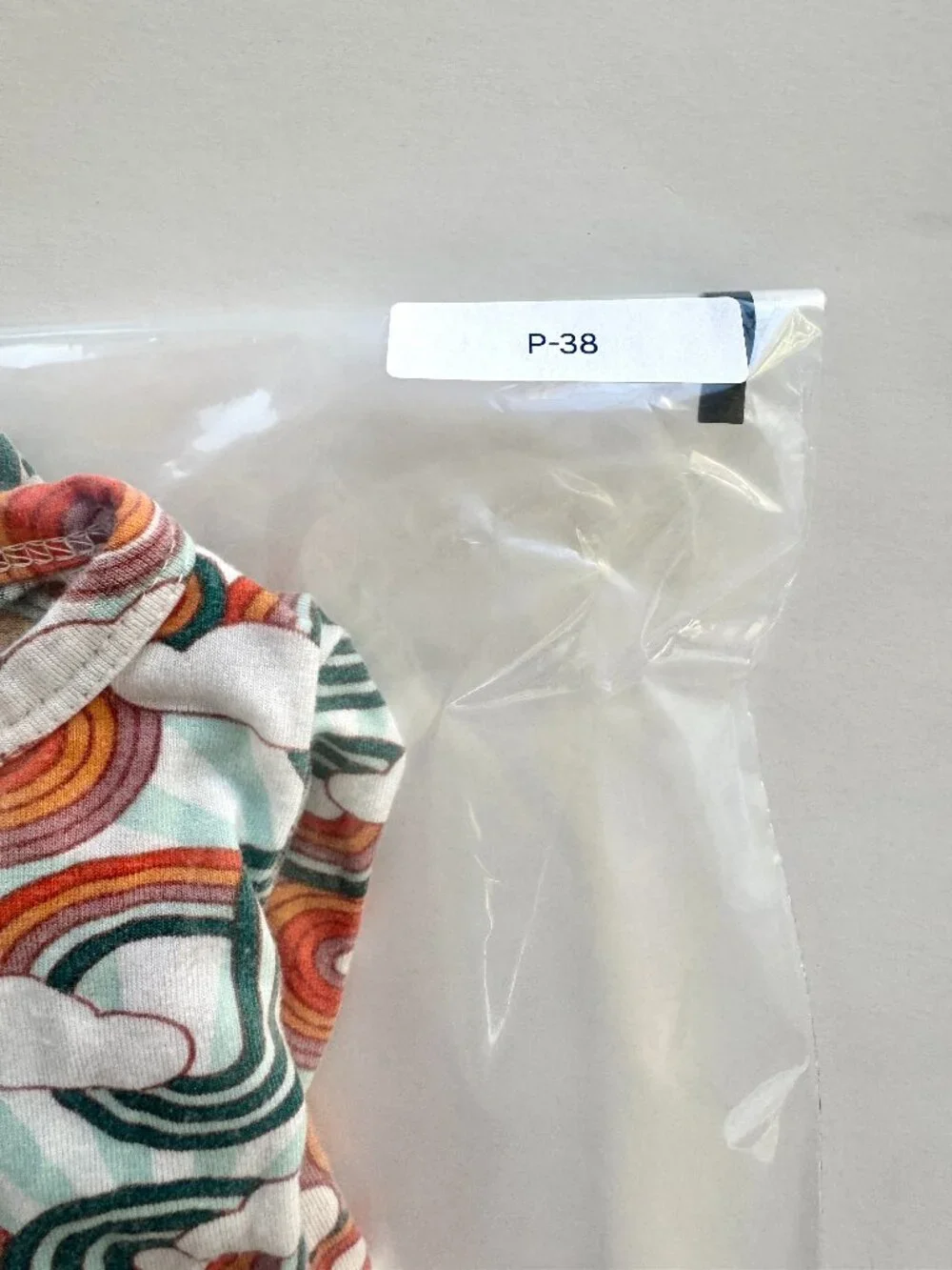 Kate Quinn Retro Rainbow Cloud Zip Footie 3-6M